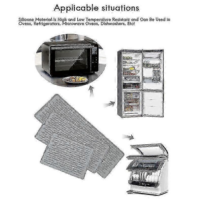 Silicone Square Dish Drying Mat Drain Pad A