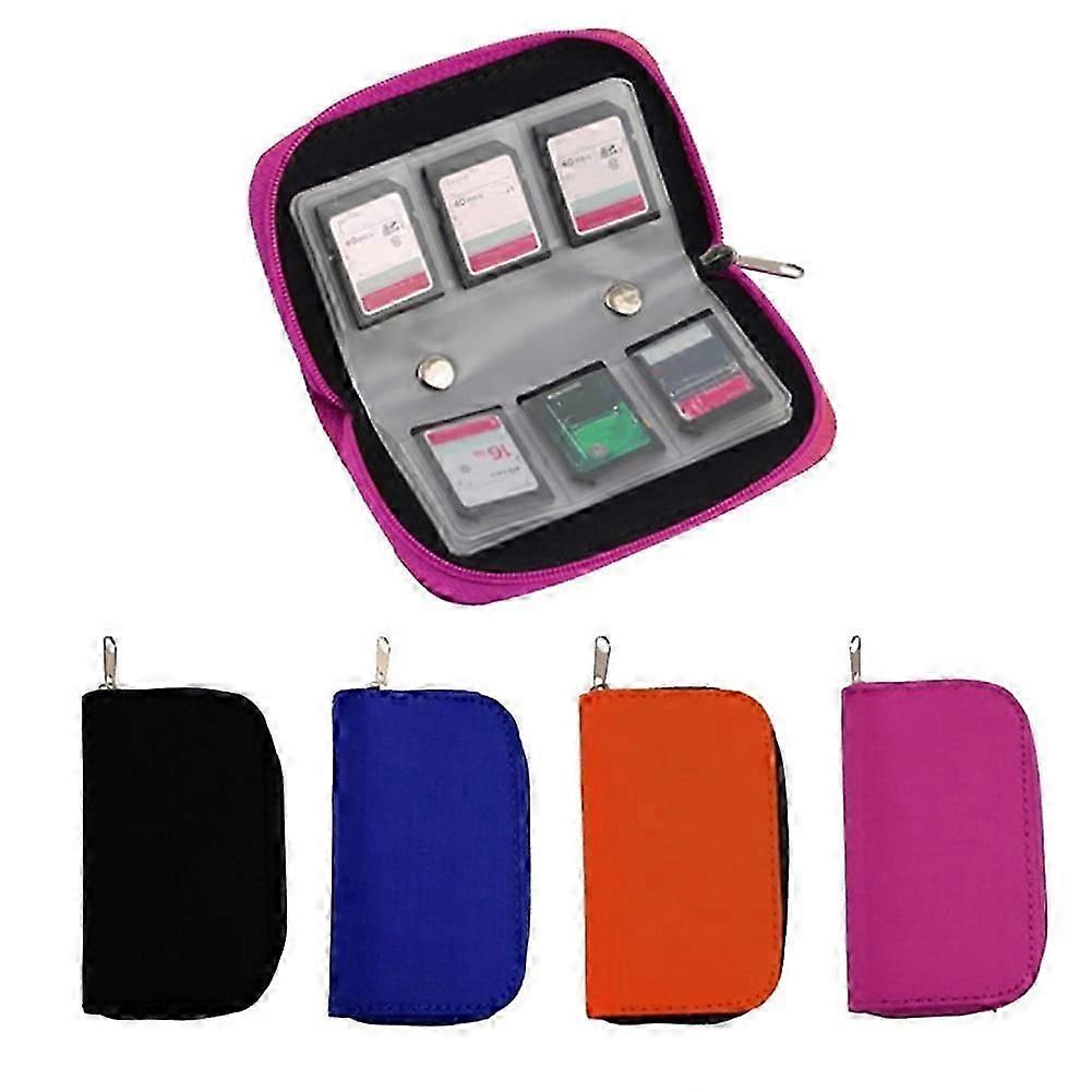 Leaveforme 22 Slots Micro SD Memory Card Storage Zipper Pouch Case Protector Holder Wallet