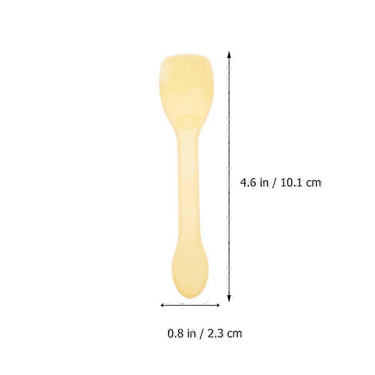 for Eating Use 100Pcs Mini Transparent Yellow