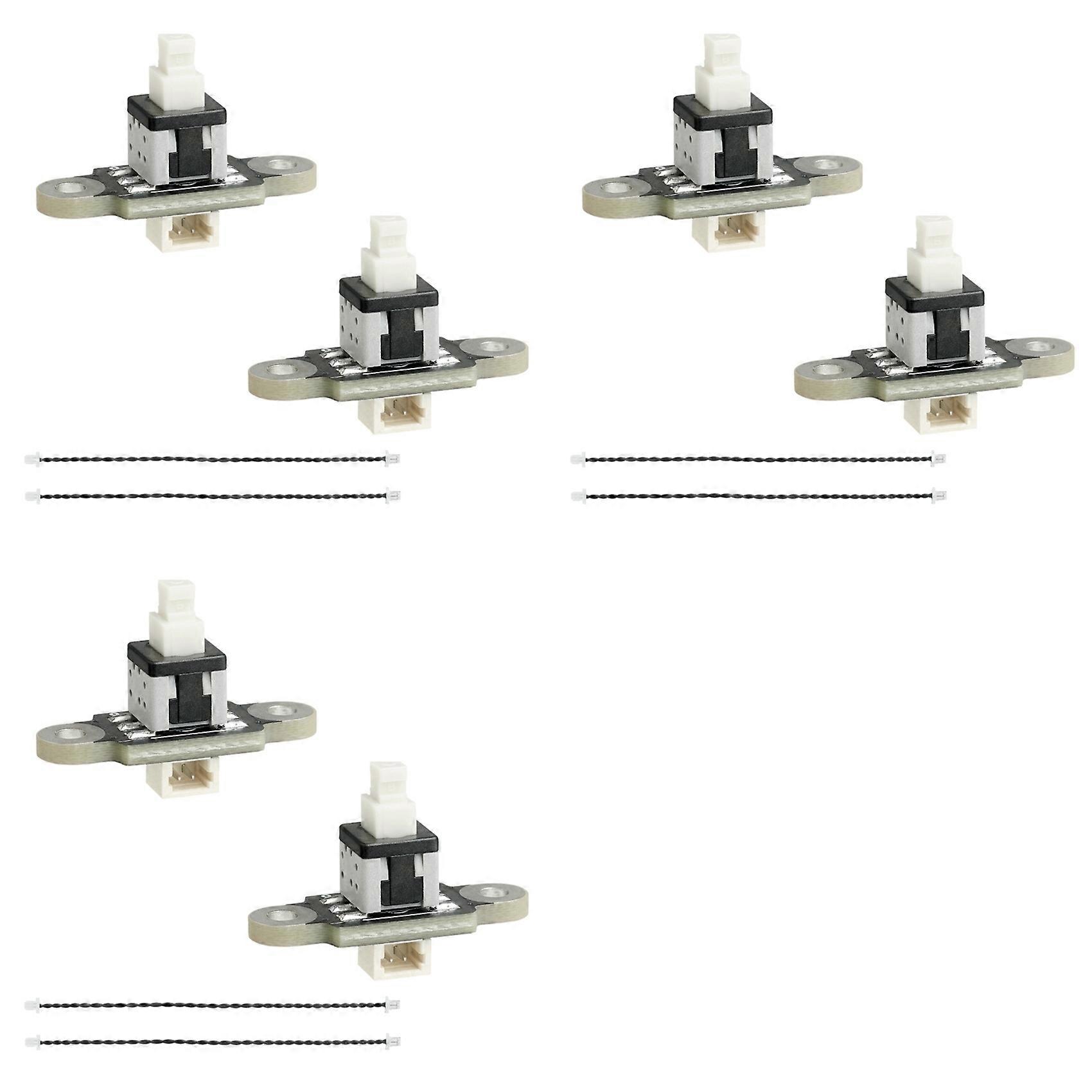 6PCS for Bambu Lab CyberBrick Self-Locking Button Switch with SH1.0 Connector - 3D Printed Model Componet