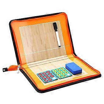 Volleyball Dry Erase Board Zipper Folding for Coaching Use 1Set