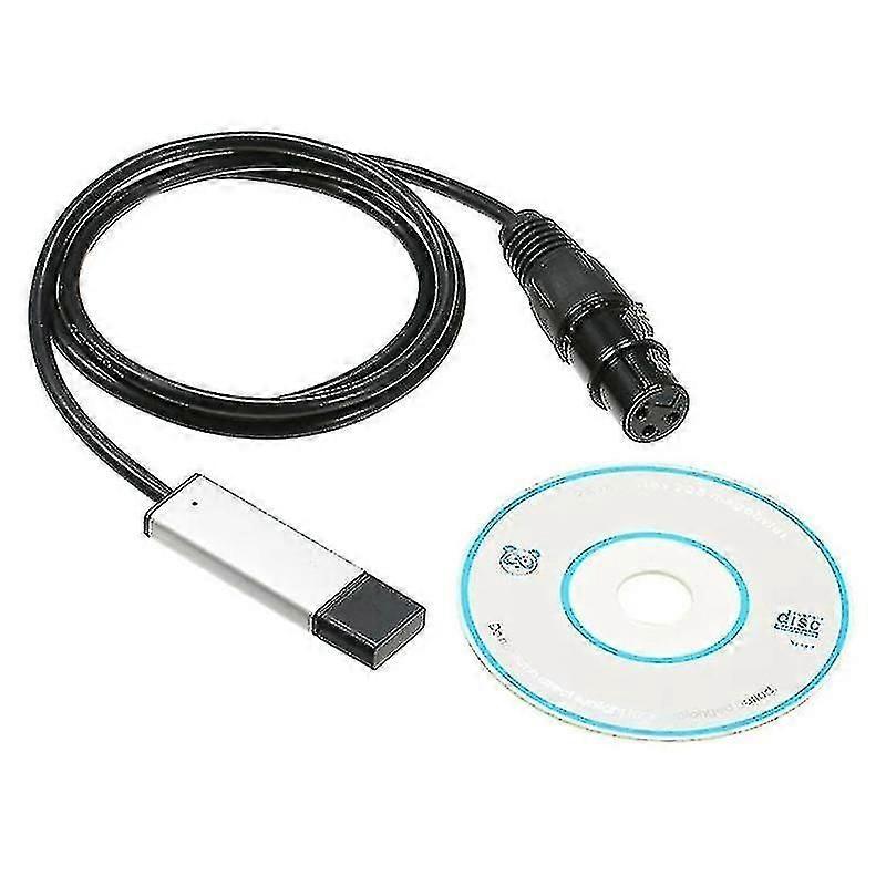 Dmx512 Usb Dmx Interface Adapter Led Stage Lighting Controller NEW