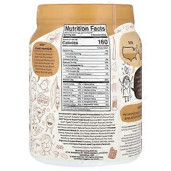 KOS, ekologiskt superfood-växtproteinpulver, choklad-jordnötssmör, 585 g