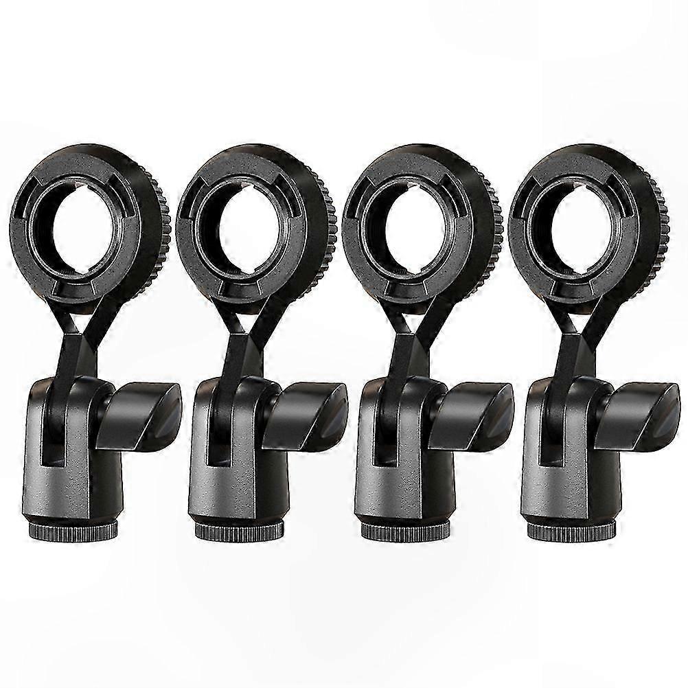 Adjustable Mic Stand Clip with Threaded Connection for Lectures and Presentations