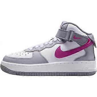 Nike Air Force 1 High Top Casual Sko Betongrå Hvid Hot Fuchsia Unisex FN1193-003