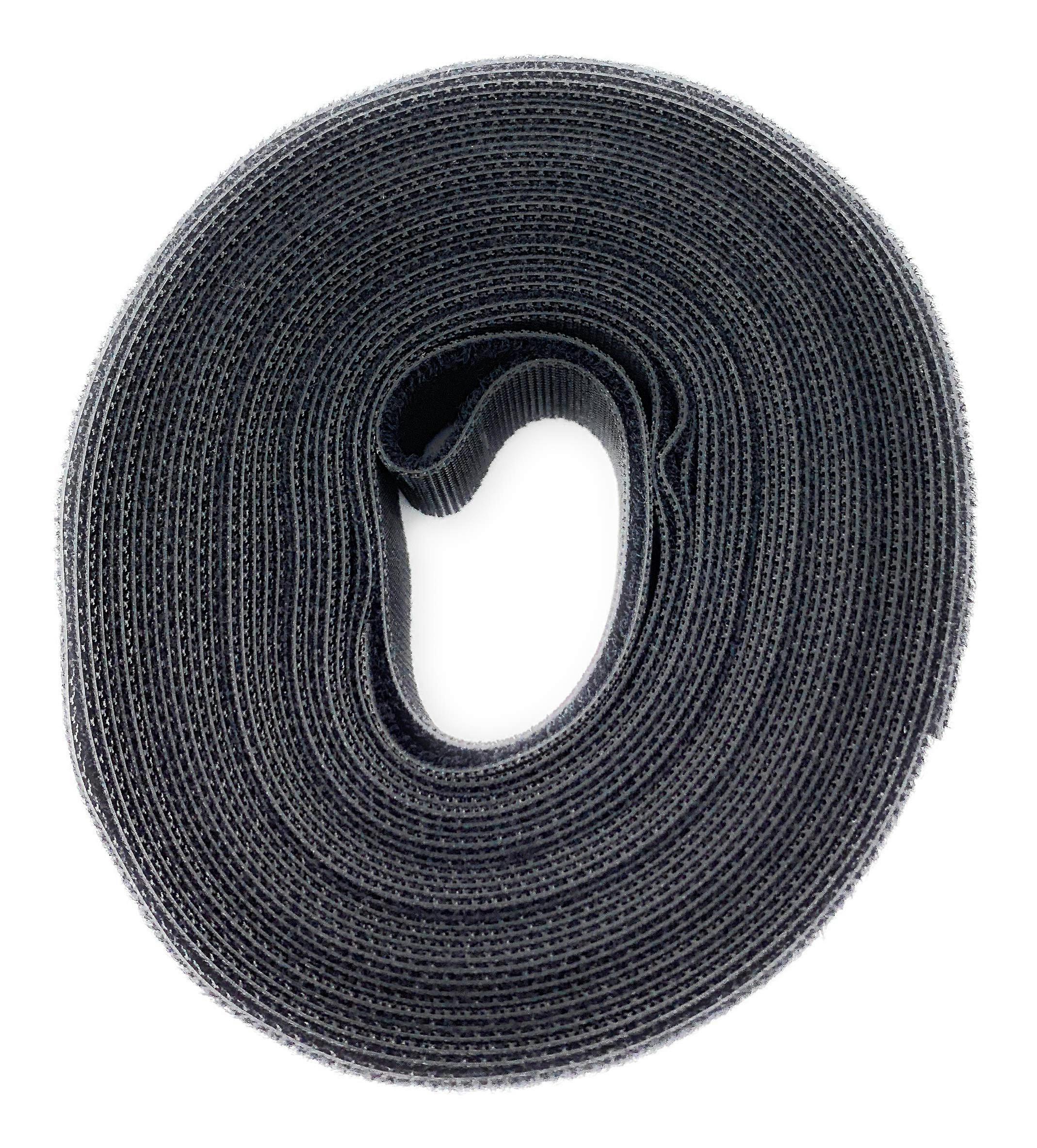 50ft Hook and Loop Cable Tie Roll for Flexible Cable Management and Tangle Organization