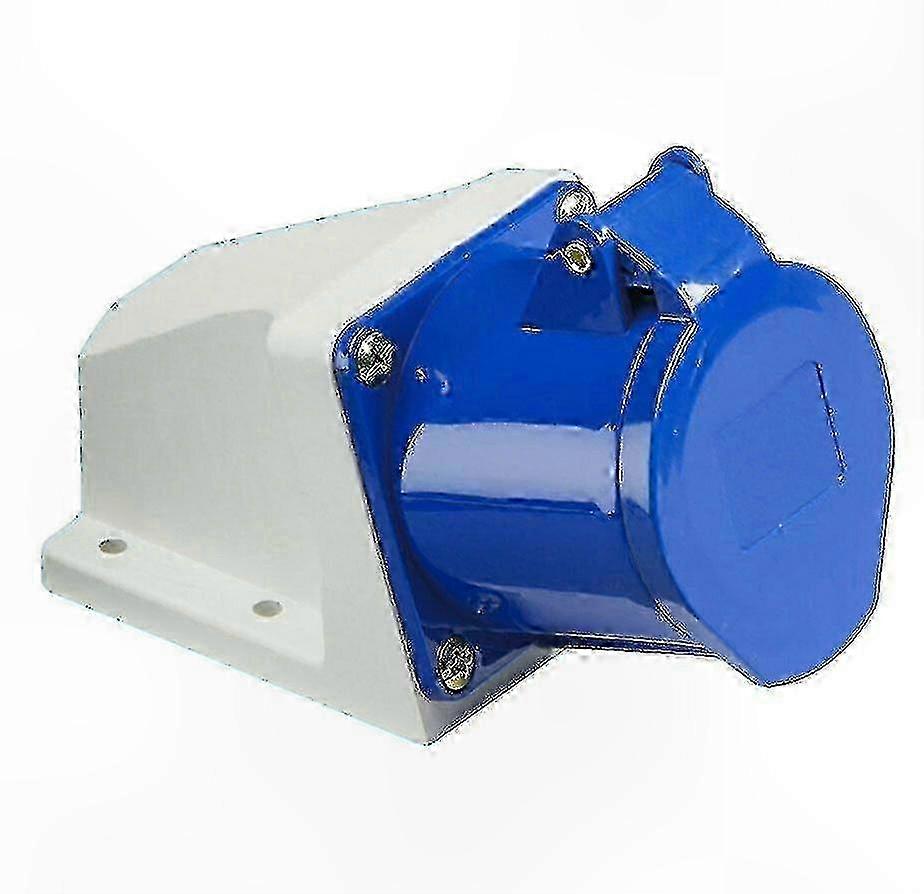 Surface Mounted Caravan Socket Inlet with Flap, 16A 220V
