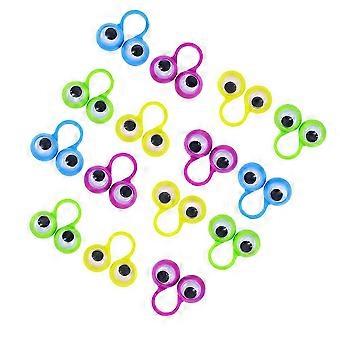 Plastic Eye Finger Puppets 15 Pack