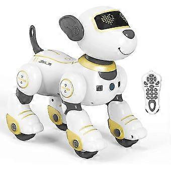 Remote Control Robot Dog Toy For Kids, Sonomo Programmable Robotic Puppy, Smart Interactive Stunt Robot Dog Toy For Kids 3-8 Year Gift (a.gold)