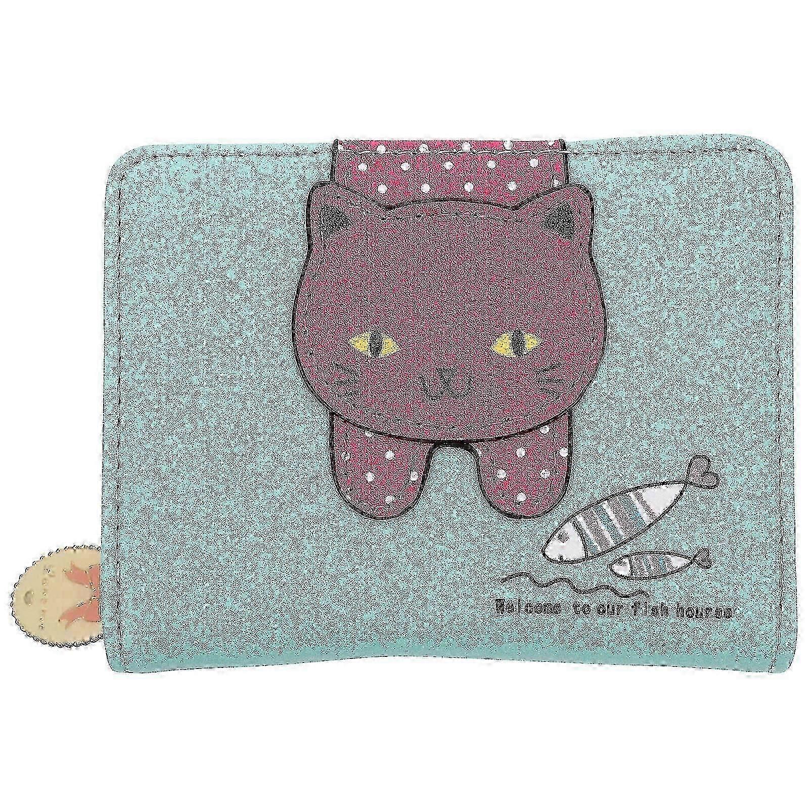 Change Purse For Coins Compact Rectangular Pu 1Pcs,C