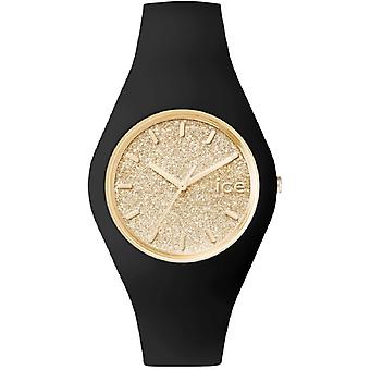 Ice glitter quartz analog woman watch with ICE Silicone bracelet. Gt. Bgd. U.S.15