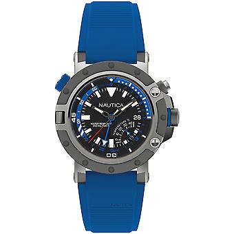 Nautica prh dive style Japanese Quartz Analog Man Watch with NAPPRH001 Silicone Bracelet