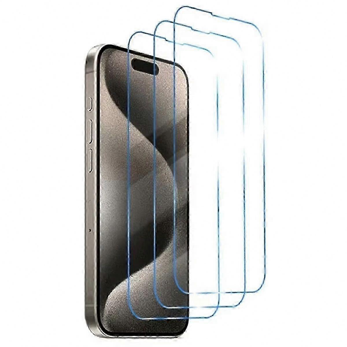 Transparent Tempered Glass Screen Protector Compatible with 16 Pro Max