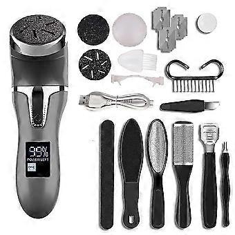 Electric Callus Remover compatible with Feet Portable Pedicure Kit Rechargeable Waterproof Foot File Foot Care Deadskin Remover,A