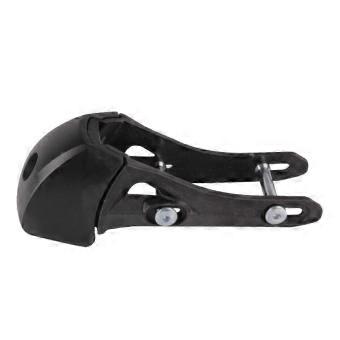 Universal Plastic Inline Skates Roller Brakes Block Brake Stopper Black Roller Skate Brakes Block Pad-brnv