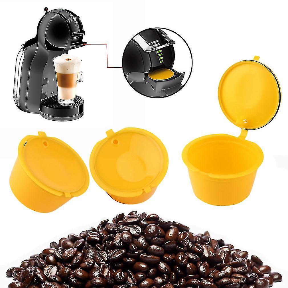 3 Pcs/set Reusable Capsule Cup Coffee Filter Baskets Kitchen Cups Tool