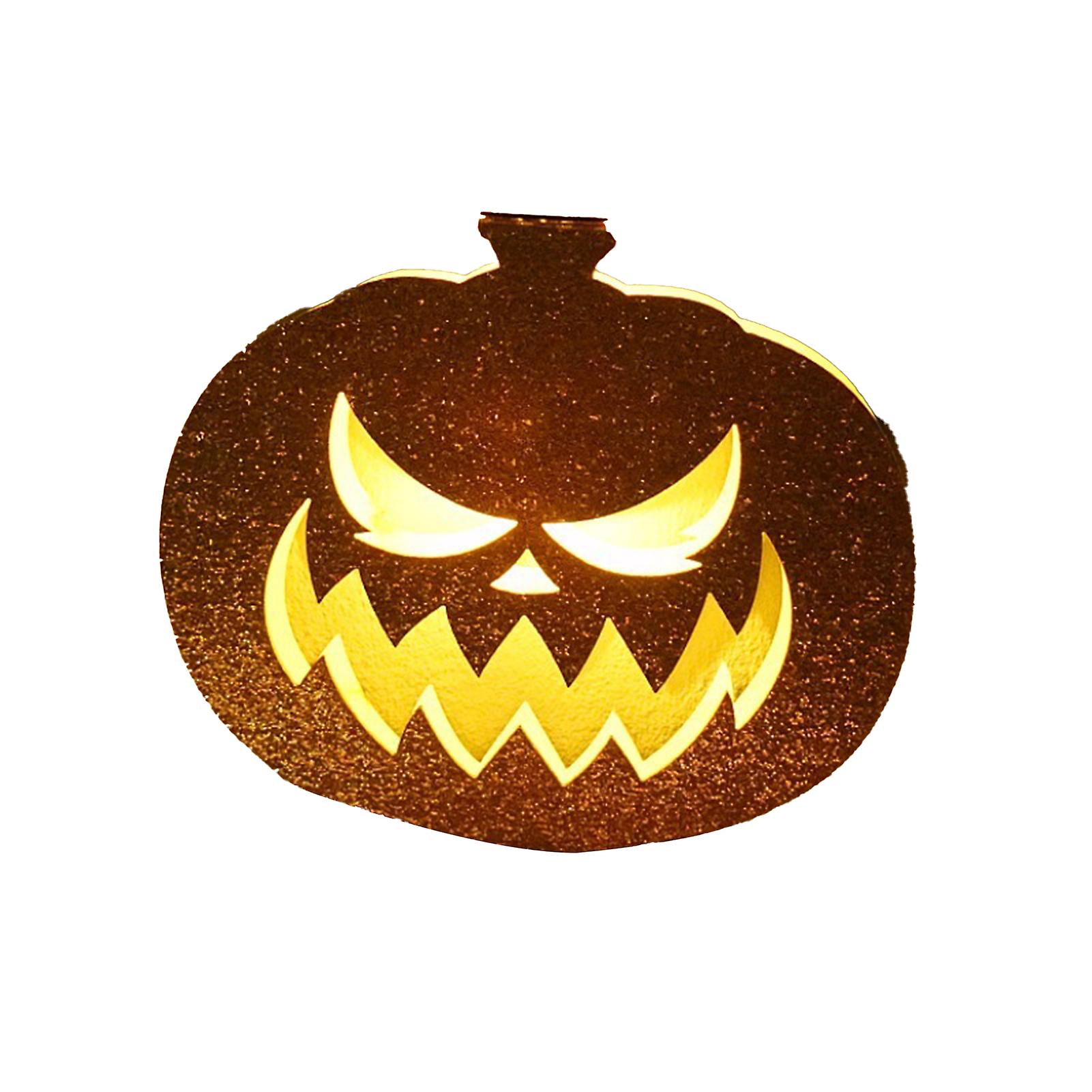 Orange Pumpkin Lantern Lights Add Great Halloween Vibe For Flat Dormitory Decoration