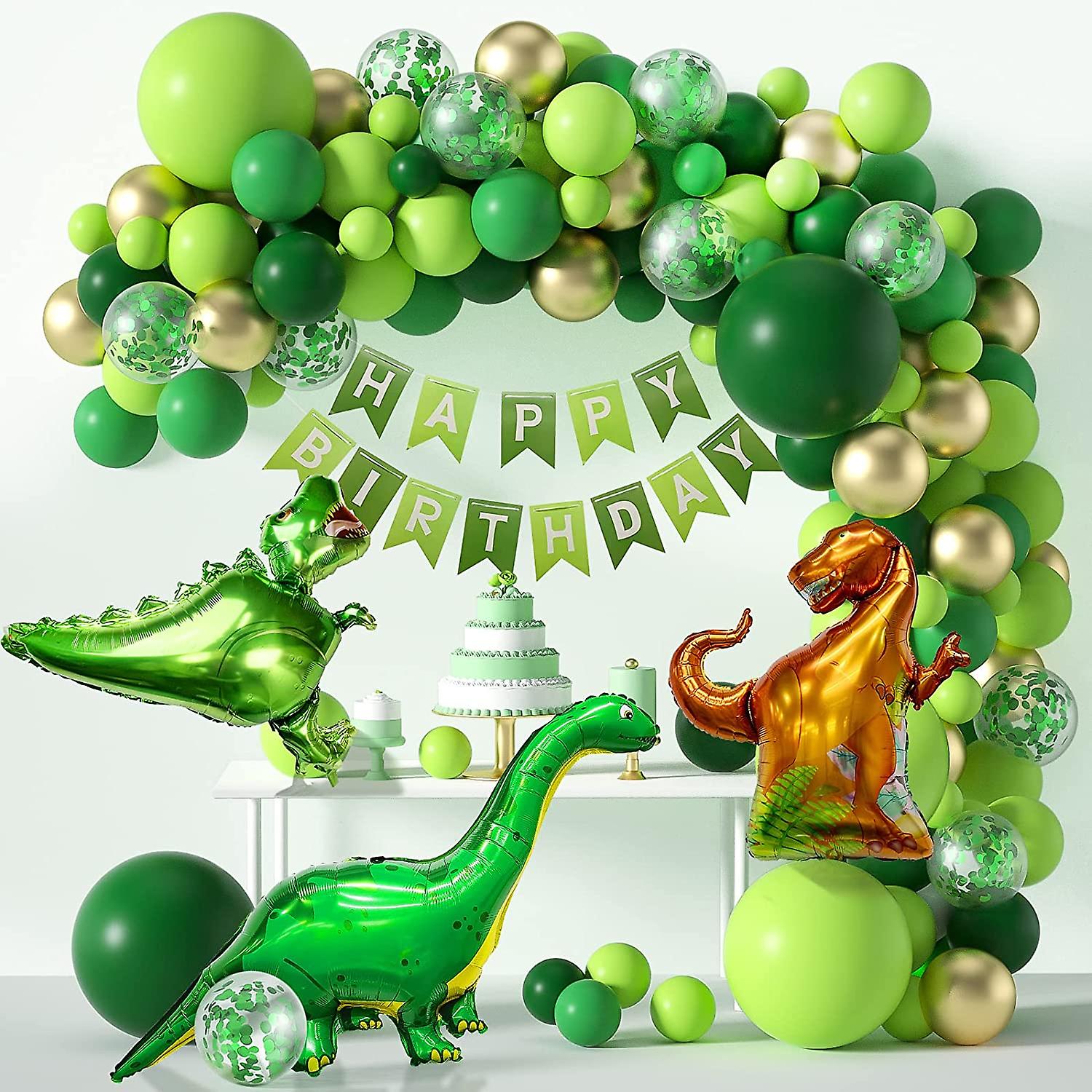 Ballons Dinosaure de baudruche x6 déco anniversaire Ballons Dinosaure de baudruche x6 déco anniversaire