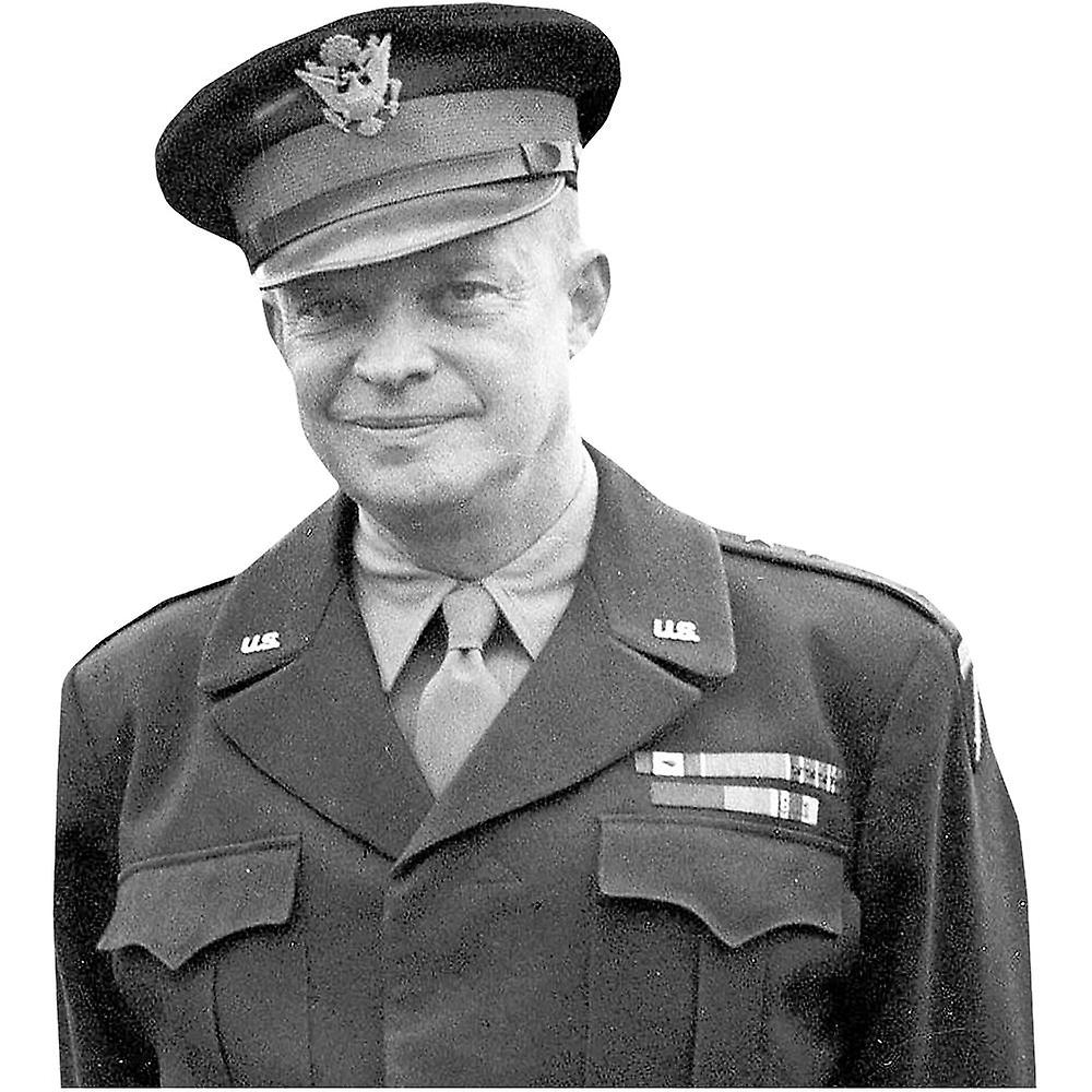 Dwight D Eisenhower (Uniform) Half Body Buddy Cutout