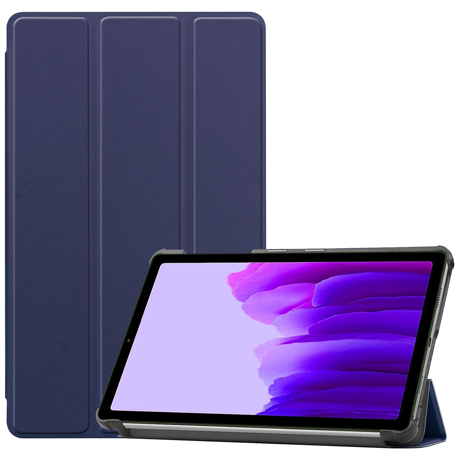 For Samsung Galaxy Tab A7 Lite Custer 3-fold Leather Case