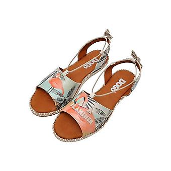 Women Vegan Leather Beige Slippers A Bird's Eye View of Beach Lila