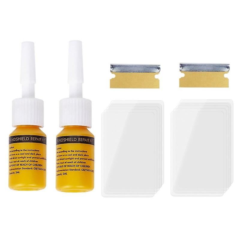 3ml UV-lim Optiskt klart lim Fönster Reparationsverktyg för reparation Lång spricka Glas Trasigt