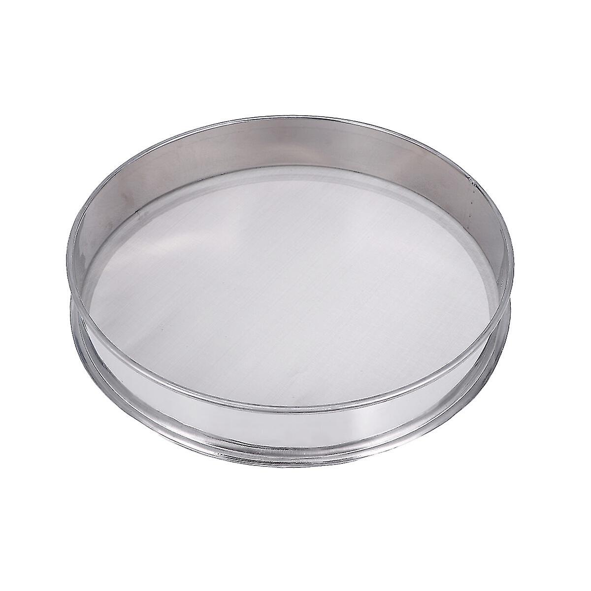 1pc Stainless Steel Herbal Pollen Hash Extractor Stackable Sifter Shaker (20cm Diameter)