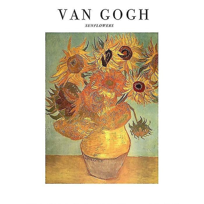 Vincent Van Gogh Estampado de girasol