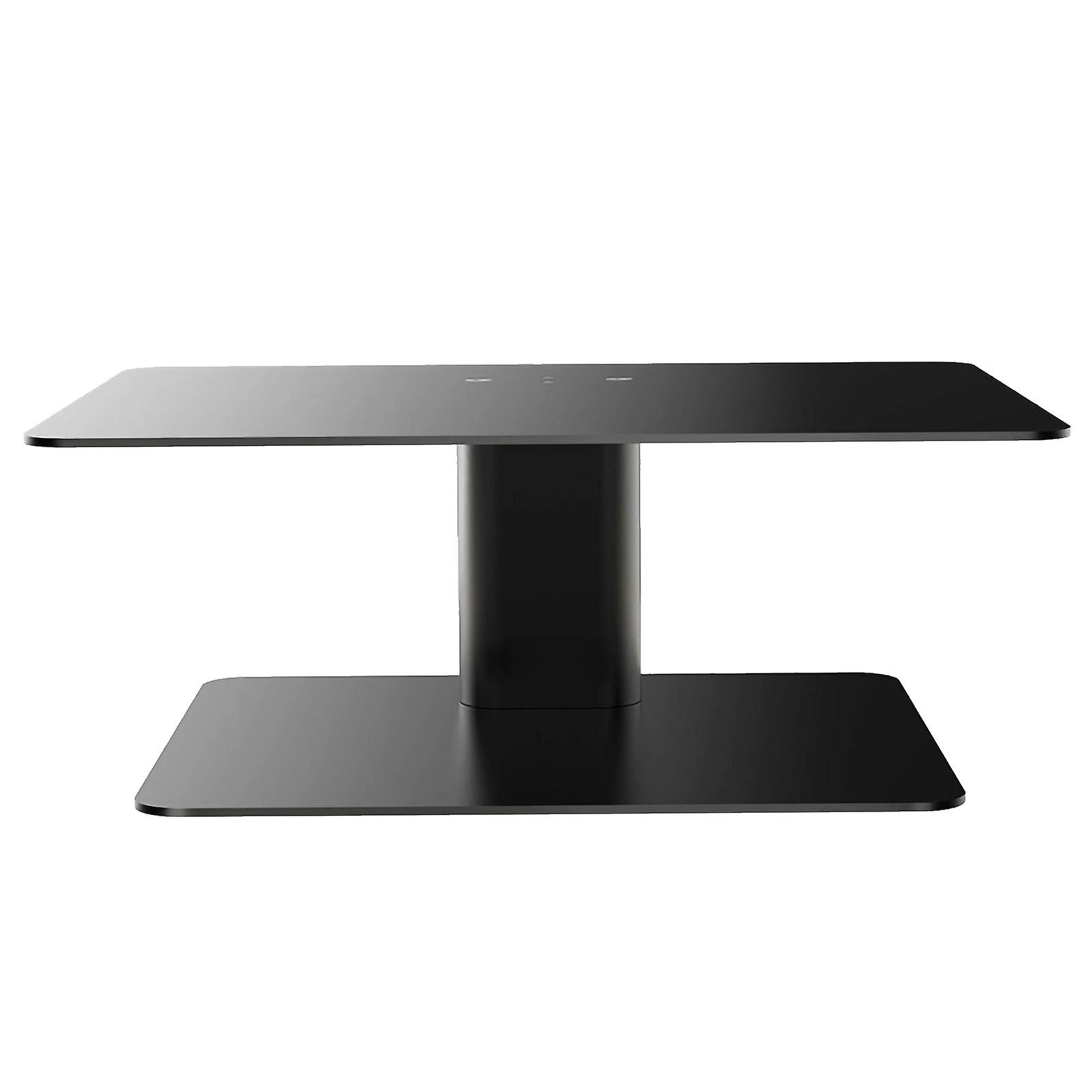Monitor Stand Adjustable Height Anti Slip Ergonomic Design Computer Monitor Stand for Different Size Monitors Black