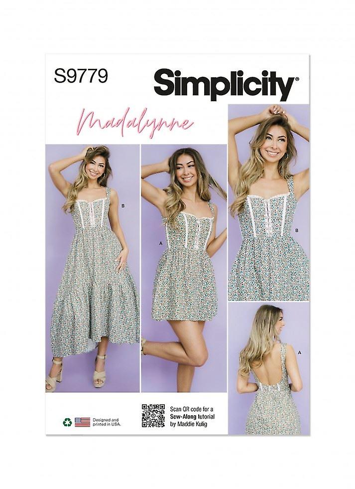 Simplicity Paper Sewing Pattern 9779 Dresses
