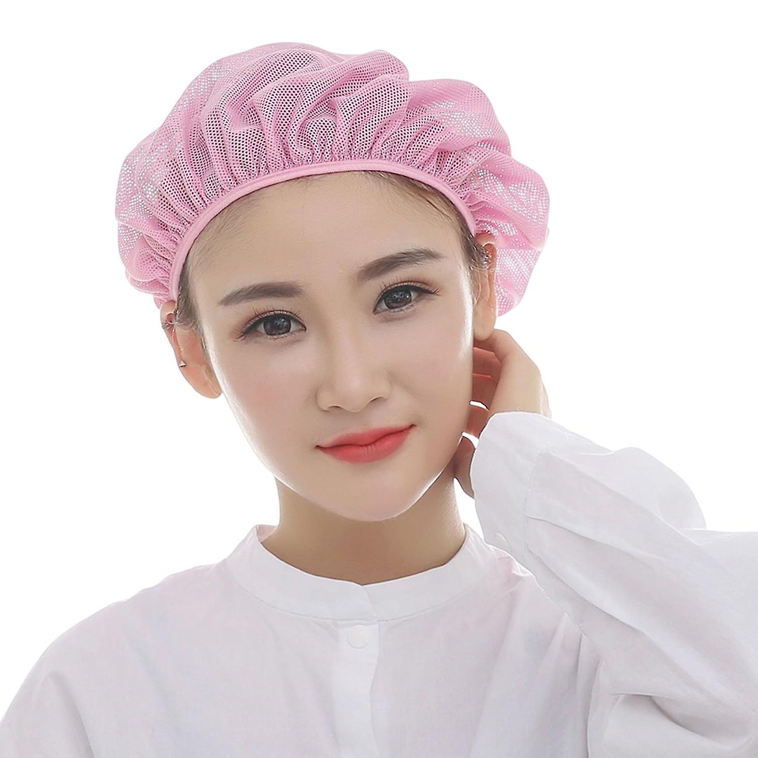 Unisex Hat Breathable Mesh Good Flexibility Anti-hair Fall Adjustable Dustproof Workshop Working