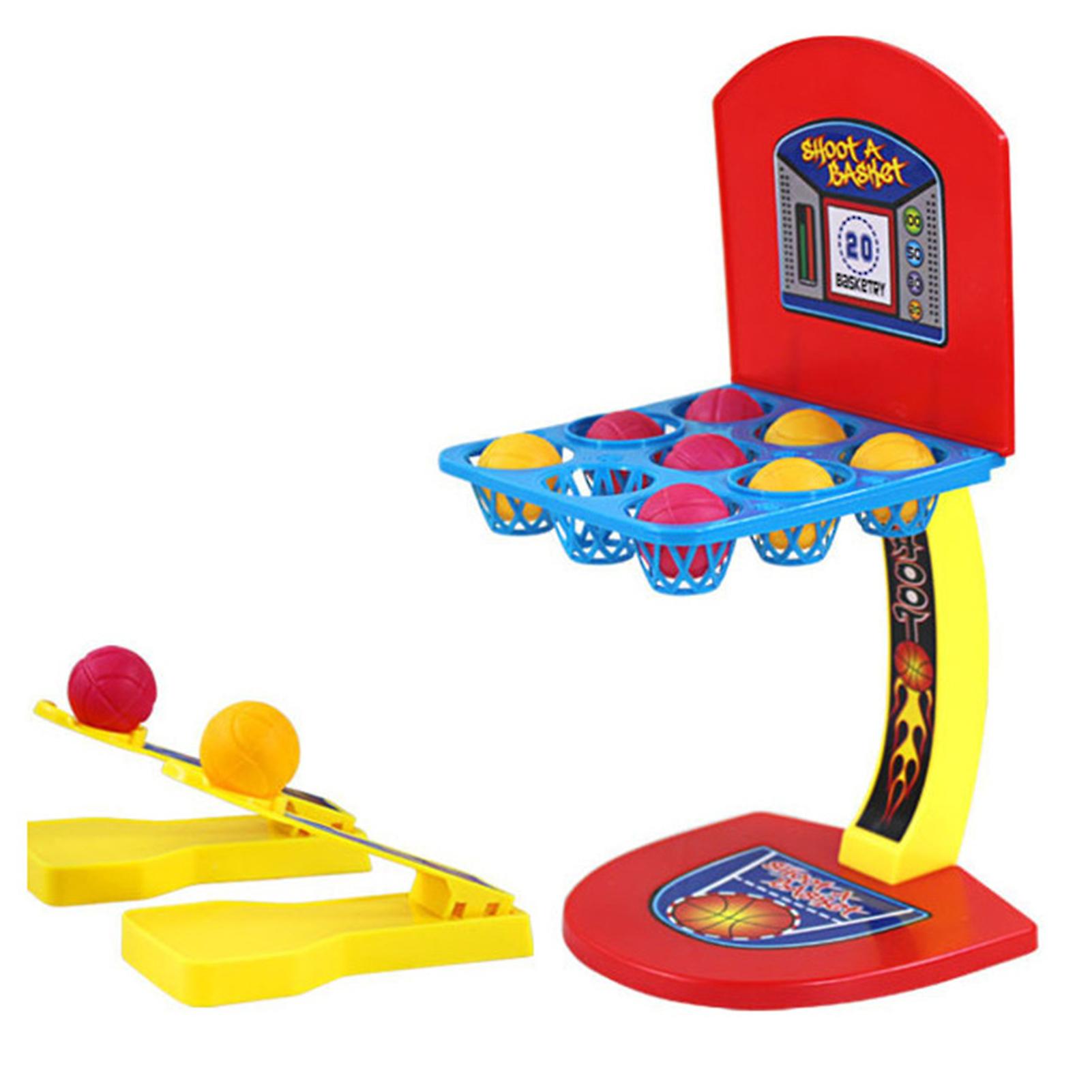 Fingertip Desktop Basketball Shoot Game Novelty & Interesting Mini Jumping Bounce Ball Tabletop Game Parent-child Interactive Battle Toy