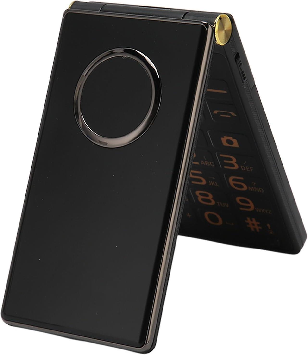 2G GSM Unlocked Flip Phone, 2.8 Inch HD Screen Display 32MB Cell Phone with Loud Sound, Large Button