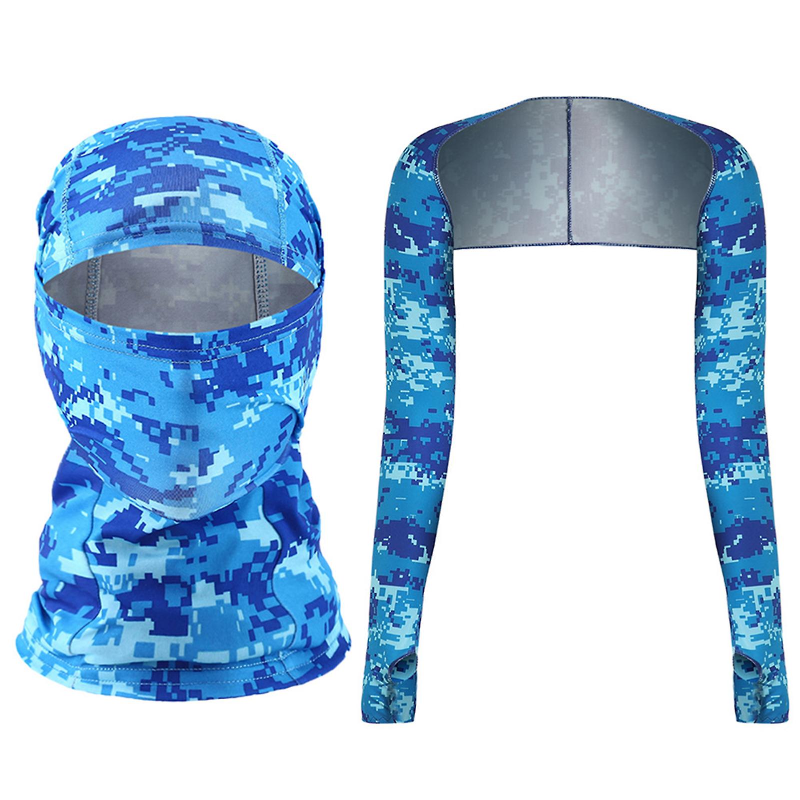 Ensemble de manches de bras d’été avec protection solaire Housse cagoule pour cyclisme
