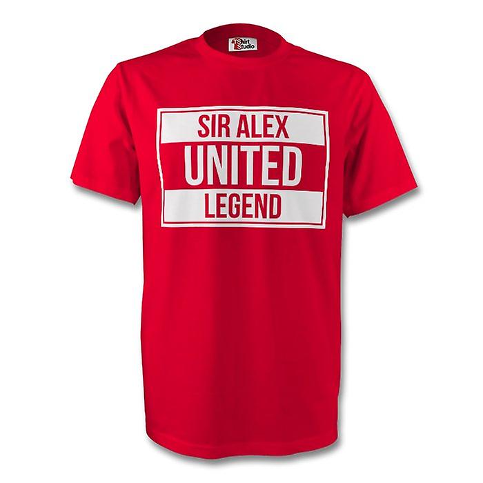 Sir Alex Man Utd Legend Tee (red)