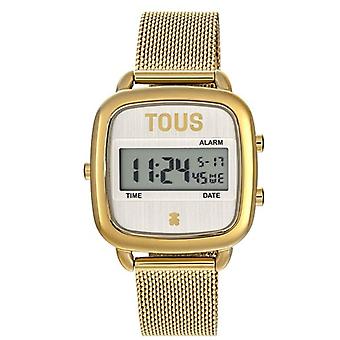 Tous watches d-logo Digital Women's watch with gold-plated stainless steel bracelet 300358090