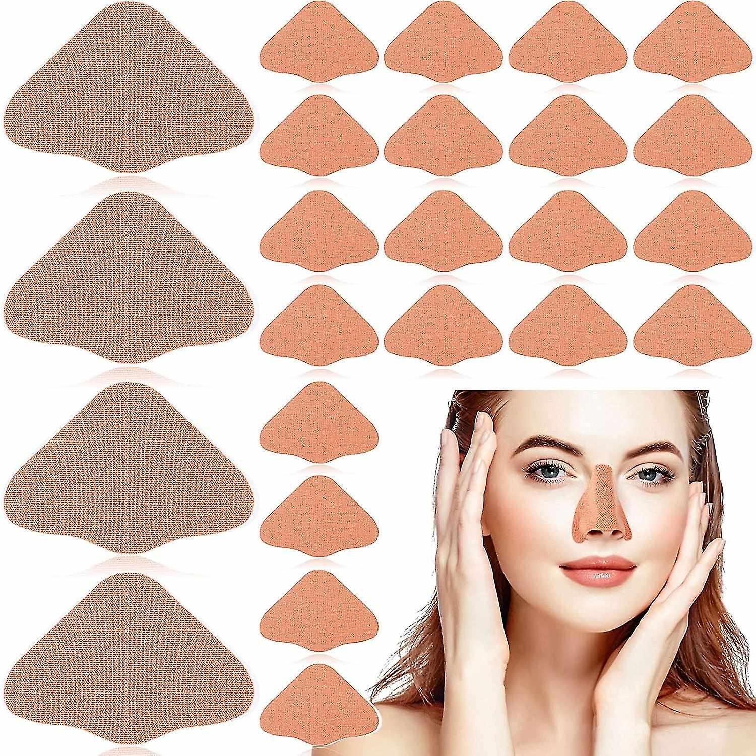 Men's Beige Set Sun Protection Nose Patch Uv Golf Patches For Sunscreen For Wo Sports Tanning Size 24