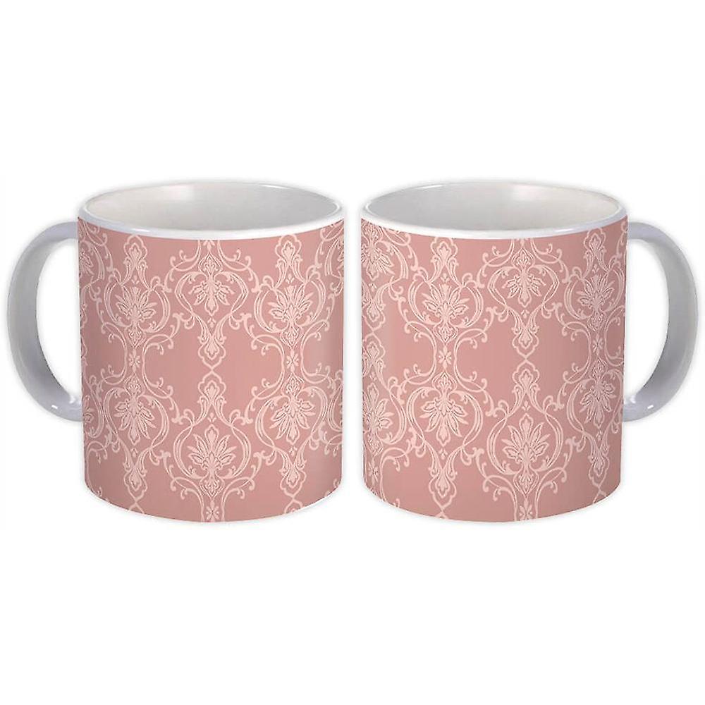 Gift Mug: Damask Pattern Wedding