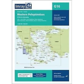 G16 Western Peloponnisos - Imray G Series - Sheet map folded - English Book - Geographical maps (specialist)
