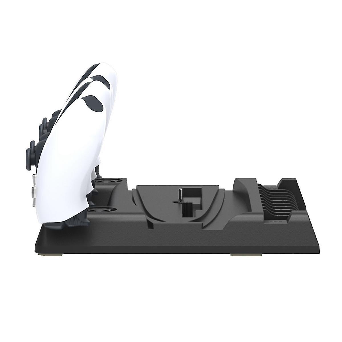 For PS5 Console Universal Base, with Disc Storage Rack, PS5 Controller Charger