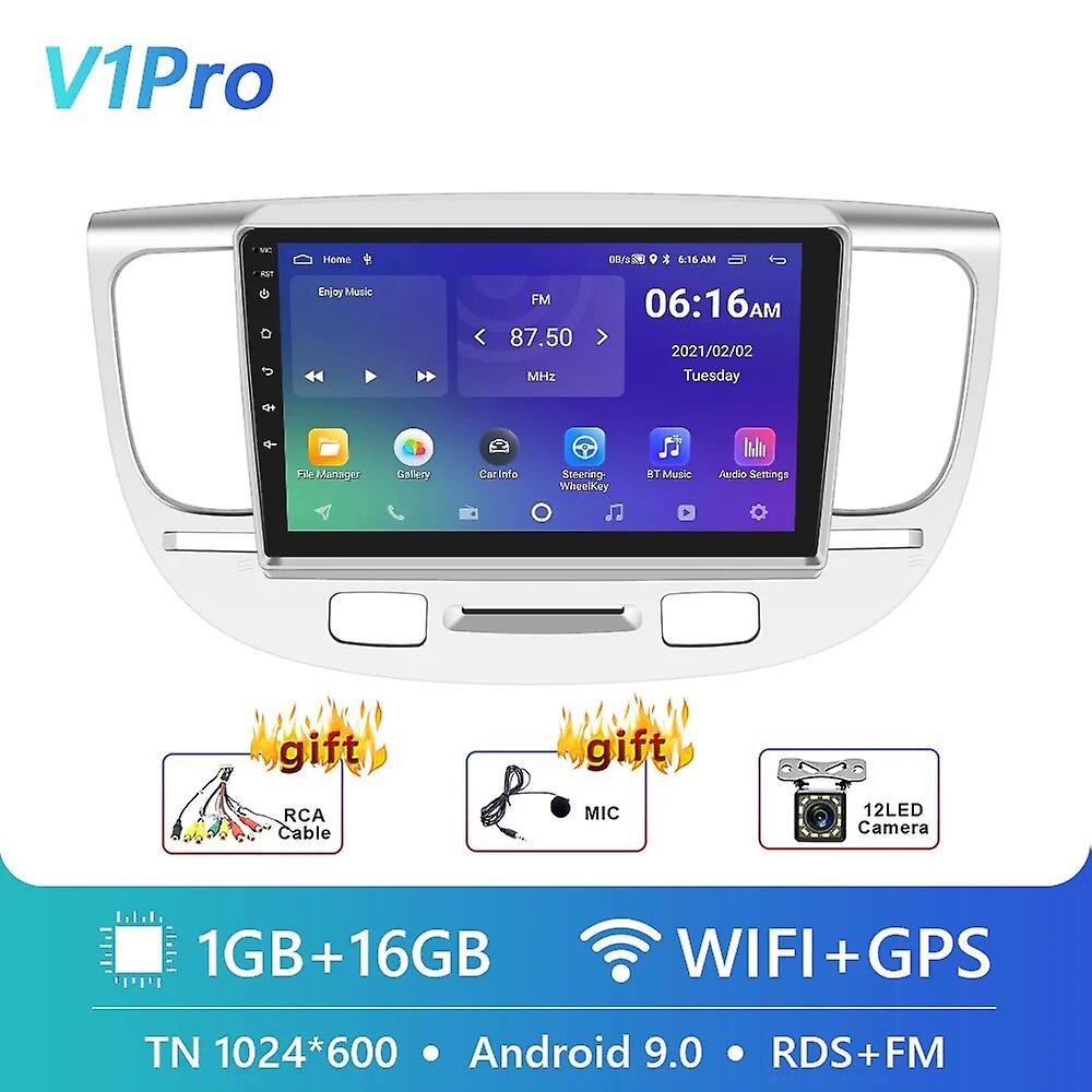 Android10 Dsp Car Radio Multimidia Video Player Navigation Gps For Kia Rio 2007 2din 4g Wifi Carplay Head Unit