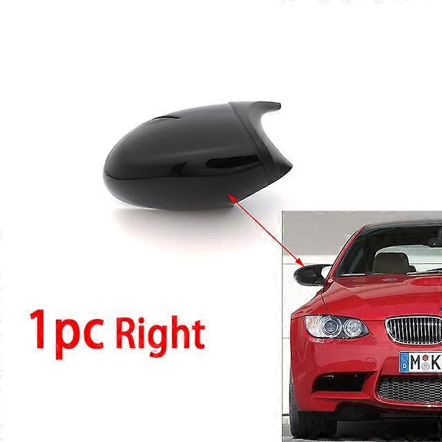 Carbon Fiber Pattern Black Side Mirror cover Caps for BMW E81 E82 E87 E88 E90 E91 E92 E93 M Look Car Accessories