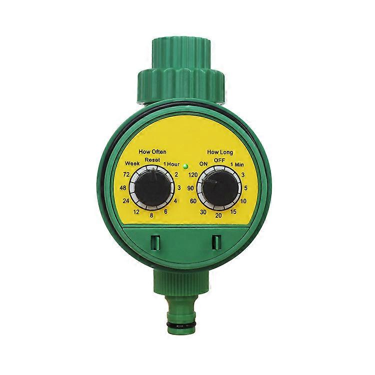Watering timer, outdoor sprinkler controller, electronic automatic garden hose timer, multiple programs for garden, greenhouse ectBatteries not includ