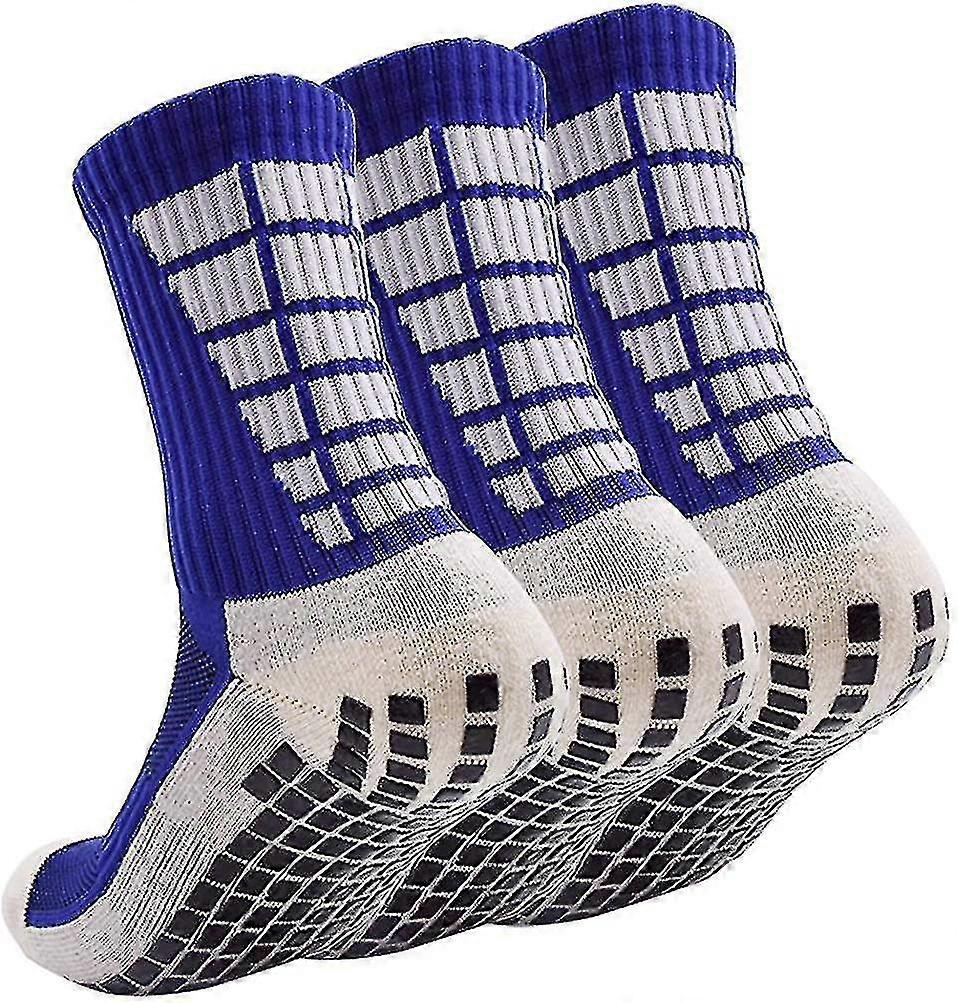 3 Pairs Non Slip Hospital Socks, Anti Slip Non Skid Slipper Hospital Socks