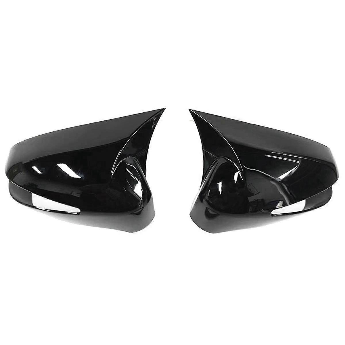 Automotive Rearview Mirror Cover Horn Side Mirror Shell Decoration for Honda Civic 8Th Gen 2006-2011