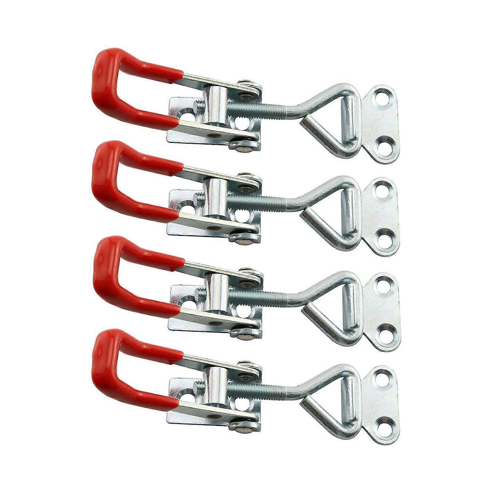 4x Toggle Latch Clamps Quick Release Case Trunk Pull Hasp latches Adjustable