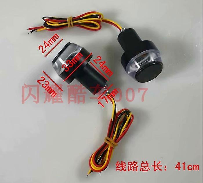 Retro Motorcycle Retrofit LED Turn Signals, Handlebar Plug Lights, Handlebar Lights, Direction Lights, Handlebar Lights, Handlebar Handles, End Runnin