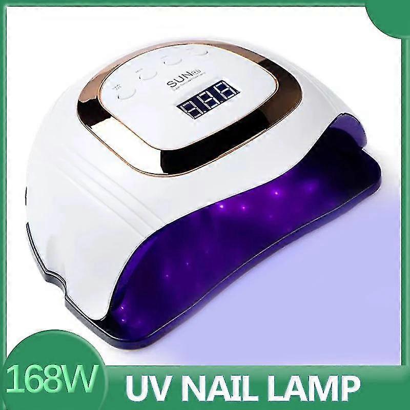 Nail Dryers Uv Led Lamp Powerful 168w Nail Lamp
