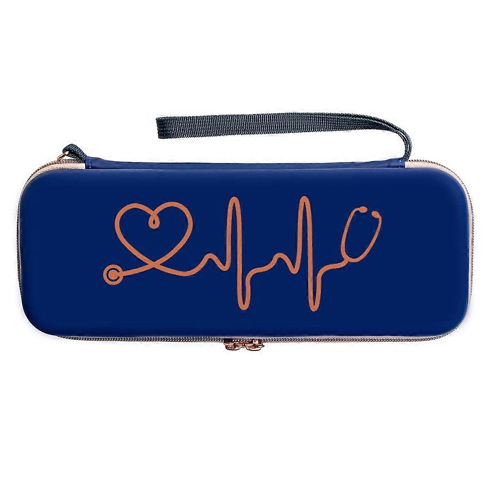 Stethoscope Storage Box EVA Portable Travel Carrying Case with Mesh Bag, Hard Drive,Pen ,Medical Or