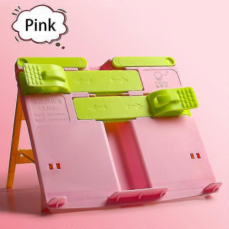 Adjustable Reading Book Stand Portable Non-slip Metal Folding Textbooks Tablet Display Holder For Kids And Adults